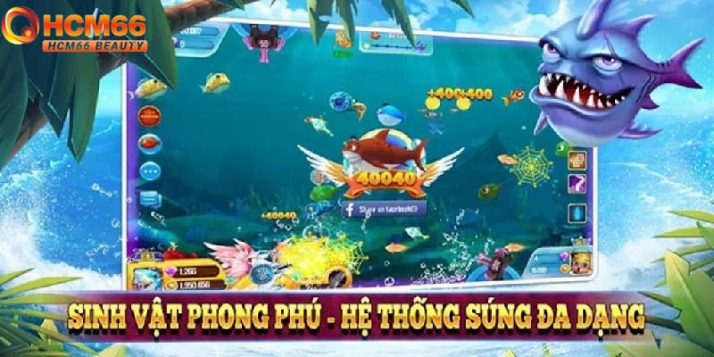 Game bắn cá tài lộc với đồ họa sinh động